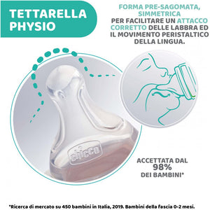 Biberon Chicco Perfect 5 - 300 ml - Azzurro - 5