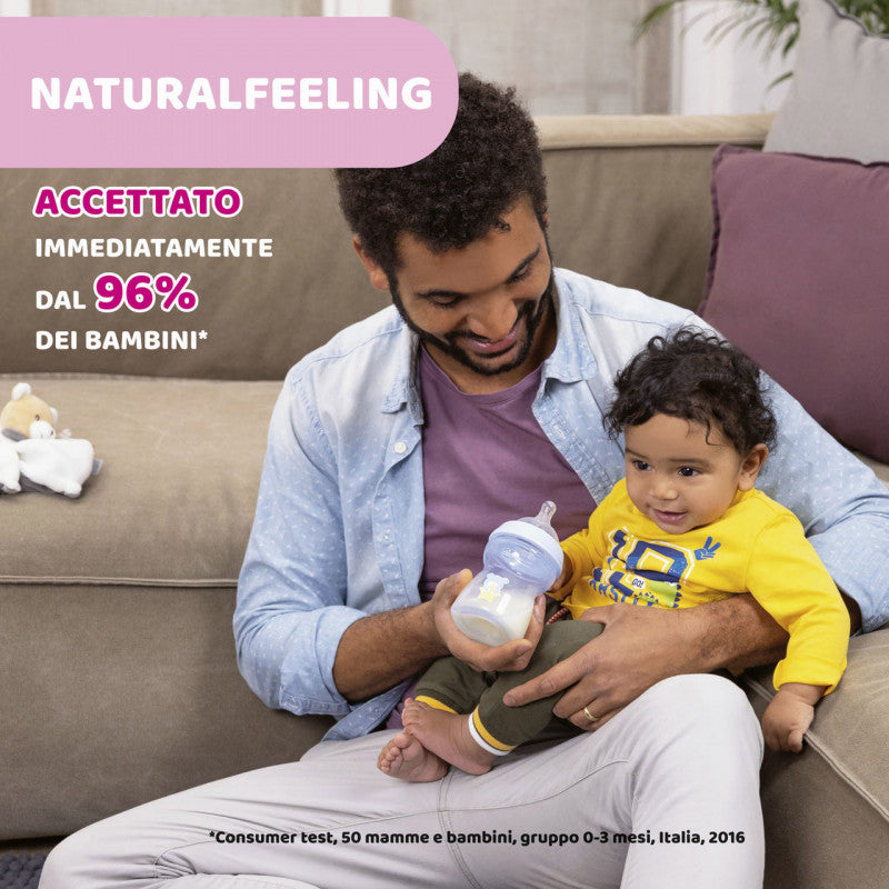 Chicco- Biberon Natural Feeling 250ml - 4