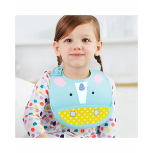 Skip Hop - Silikon-Lätzchen mit Tasche - Einhorn - 3