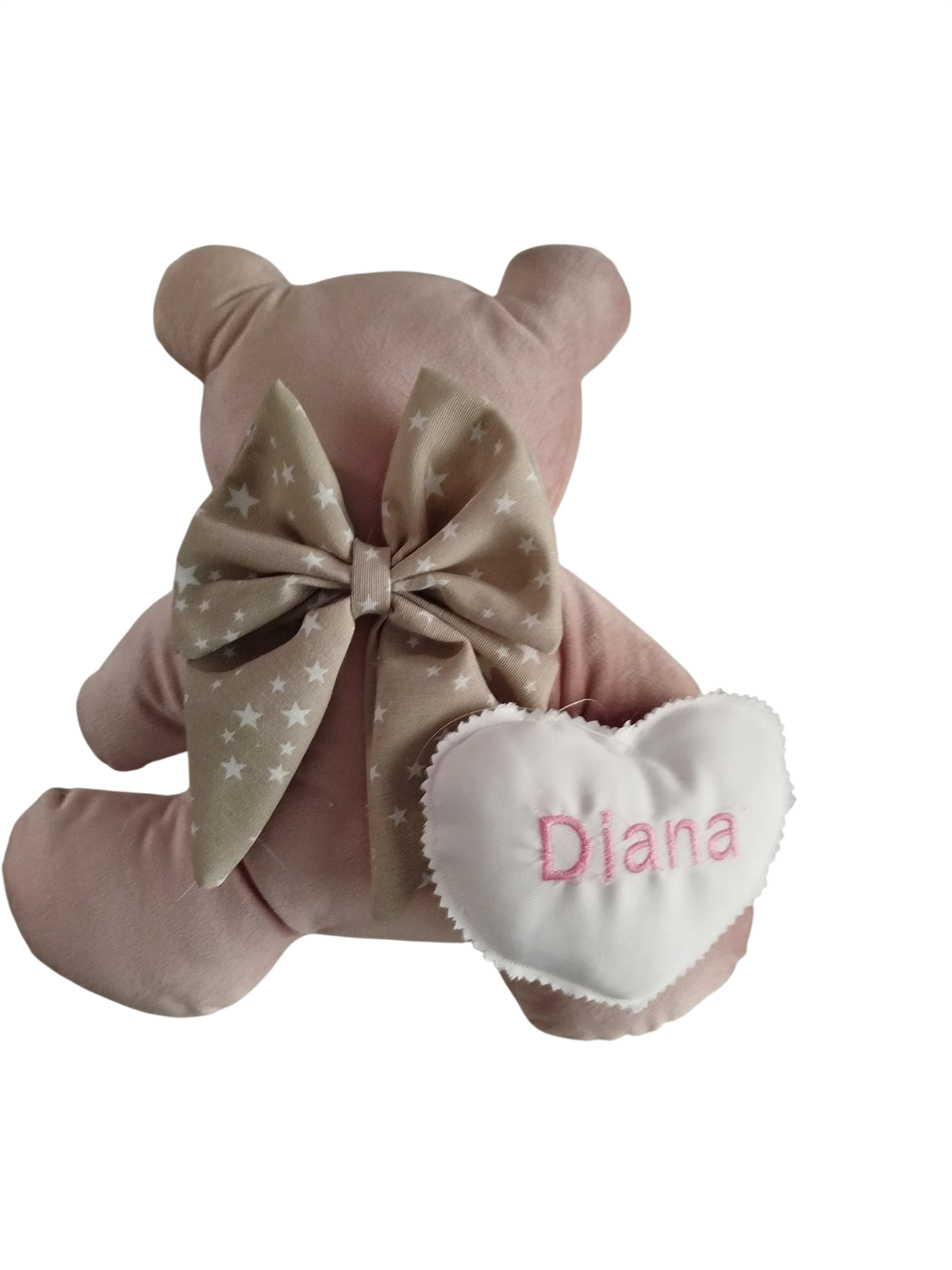 Orsetto Imbottito con cuore ricamato personalizzato