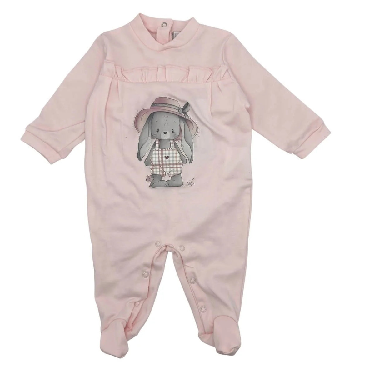 Tutina in Caldo Cotone Pastello  Rosa / 3 mesi