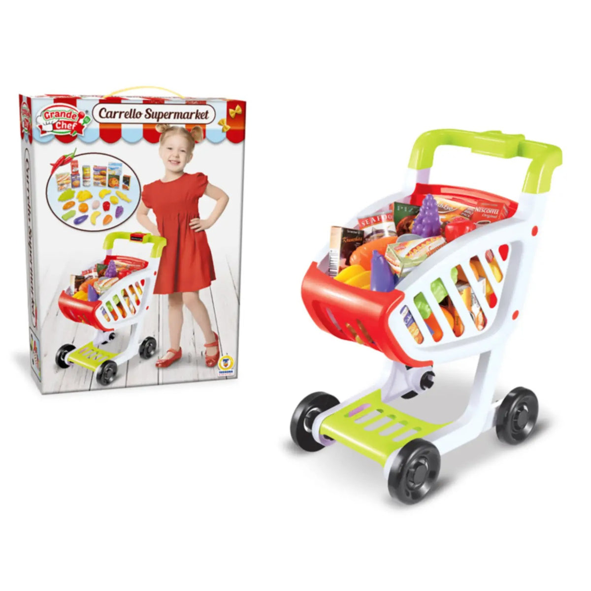 Carrello della Spesa con 25 Accessori